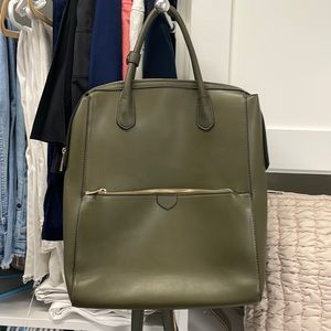 A New Day (Target brand) olive green backpack/handbag